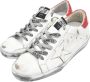 Golden Goose Superstar White and Red Sneakers White Dames - Thumbnail 3