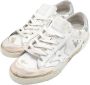 Golden Goose Superstar White and Silver Sneakers White Dames - Thumbnail 3