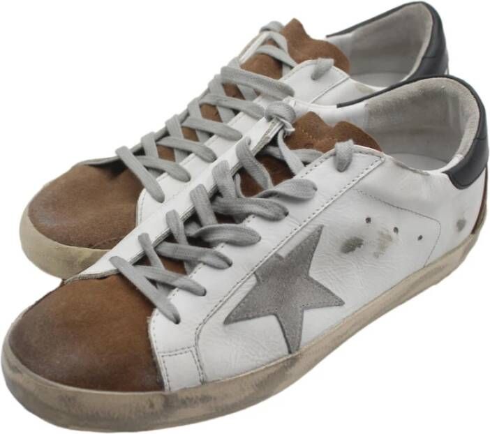 Golden Goose Superstar White Black Sneakers White Heren