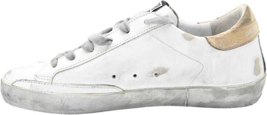 Golden Goose Superstar White Blue Star Sneakers White Dames