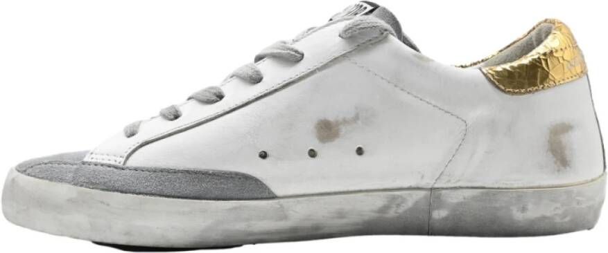 Golden Goose Superstar White Blue Star Sneakers White Dames