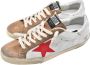 Golden Goose Superstar White Brown Red Silver Sneakers White Heren - Thumbnail 3