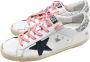 Golden Goose Superstar White Dark Blue Silver Sneakers White Dames - Thumbnail 3