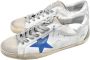 Golden Goose Superstar White Electric Blue Ice Silver Sneakers White Heren - Thumbnail 3