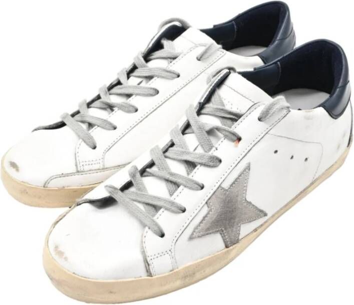 Golden Goose Superstar White Grey Star Sneakers White Dames