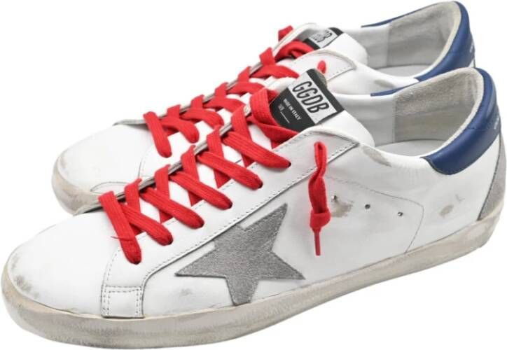 Golden Goose Superstar White Grey Star Sneakers White Heren