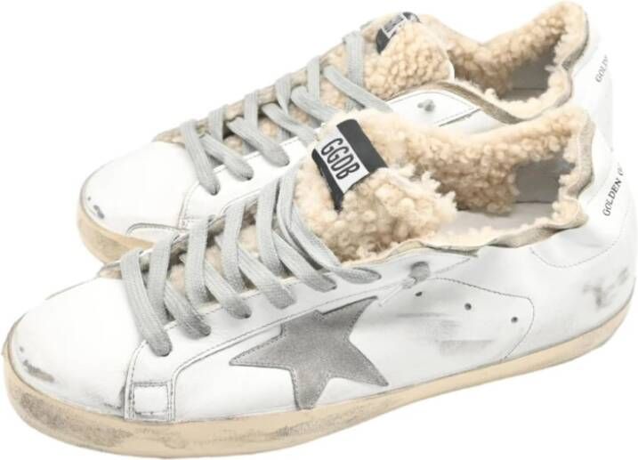 Golden Goose Superstar White Grey Star Sneakers White Heren