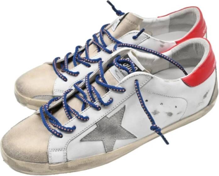 Golden Goose Superstar White Ice Red Pearl Sneakers Multicolor Dames