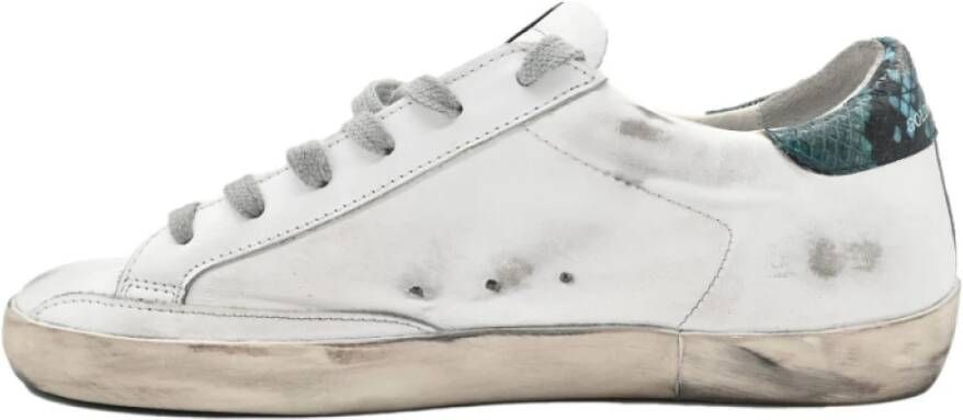 Golden Goose Superstar White Red Star Sneakers White Dames