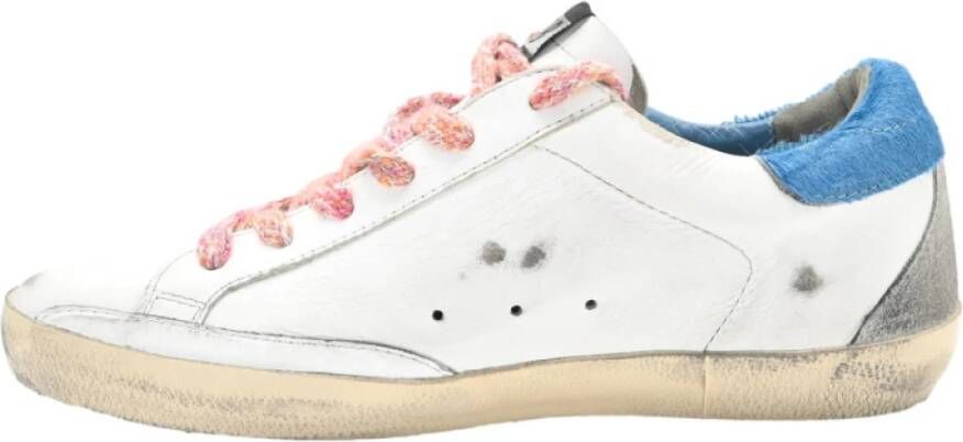 Golden Goose Superstar White Sky Blue Sneakers White Dames