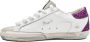 Golden Goose Superstar White Skyblue Star Purple Glitter White Dames - Thumbnail 2