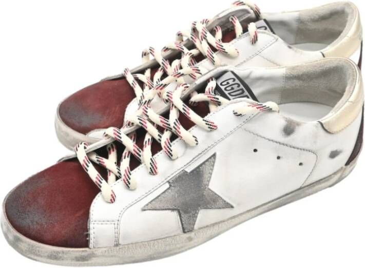 Golden Goose Superstar White Terra Di Sienta Sneakers Multicolor Heren