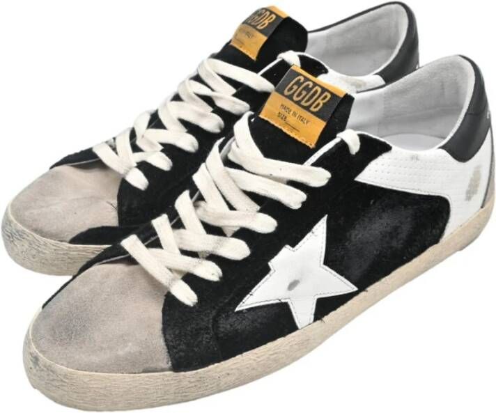 Golden Goose Superstar Zwart Wit Ster Beige Sneakers Black Dames