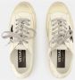 Golden Goose V-Star 2 Sneakers Leer Wit Zwart White Dames - Thumbnail 4