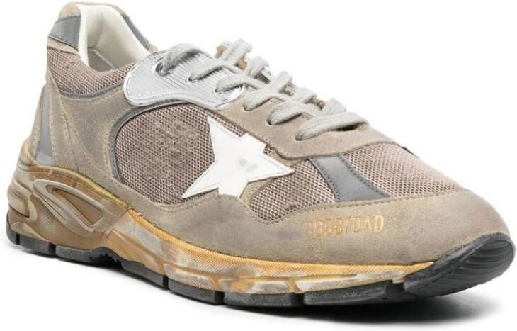 Golden Goose Vader Ster Leren Hardloopschoenen Multicolor Heren