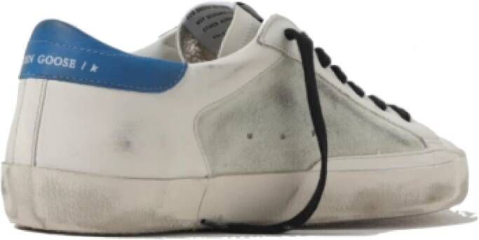 Golden Goose Verfijnde Leren Sneakers White Heren