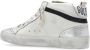 Golden Goose Verontruste Leren Sneakers White Dames - Thumbnail 3