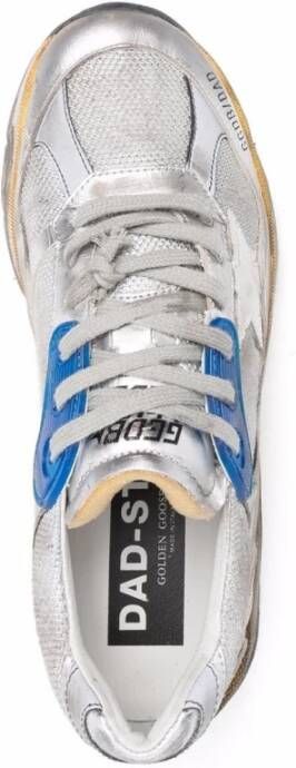 Golden Goose Versleten Effect Mesh Hardloopschoenen Gray Dames