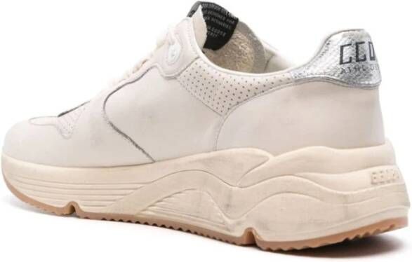 Golden Goose Vintage Leren Sneakers Beige Heren