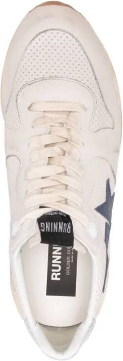 Golden Goose Vintage Leren Sneakers Beige Heren