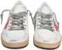 Golden Goose Vintage Leren Sneakers Wit Roze Groen White Dames - Thumbnail 3