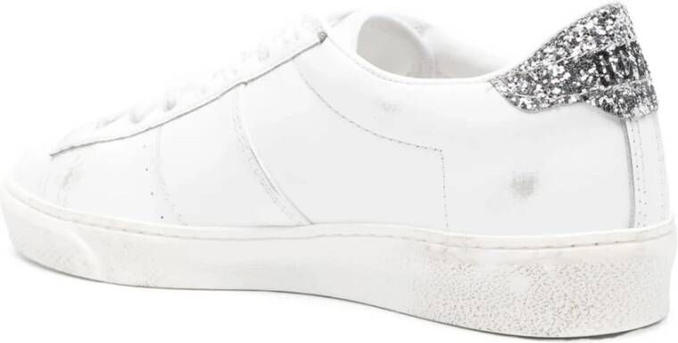 Golden Goose Vintage Witte Leren Sneakers White Dames