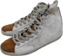 Golden Goose Wit Blauw Francy Sneakers Gray Heren - Thumbnail 3