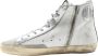 Golden Goose Wit Blauw Glitter Sneakers White Dames - Thumbnail 2