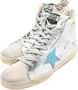 Golden Goose Wit Blauw Glitter Sneakers White Dames - Thumbnail 3