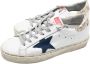 Golden Goose Wit Blauw Jeans Ster Sneakers White Dames - Thumbnail 3