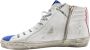 Golden Goose Wit Blauw Rood Francy Sneakers White Heren - Thumbnail 2