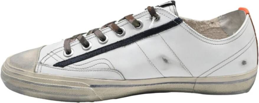 Golden Goose Wit Bruin V Star 2 Sneakers White Heren