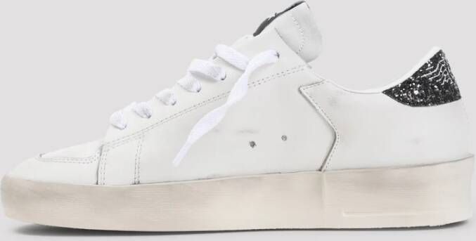 Golden Goose Wit Goud Antraciet Stardan Sneakers White Dames