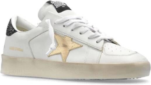 Golden Goose Wit Goud Stardan Sneakers White Dames