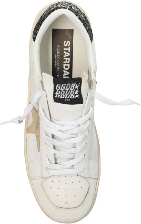 Golden Goose Wit Goud Stardan Sneakers White Dames