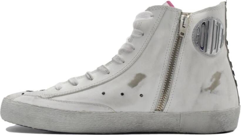 Golden Goose Wit Grijs Leo Pyton Sneakers White Dames