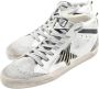 Golden Goose Wit Grijs Zebra Mid Star Sneakers White Heren - Thumbnail 3