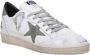 Golden Goose Wit Groen Leren Bovenwerk Ster Hiel White Heren - Thumbnail 2