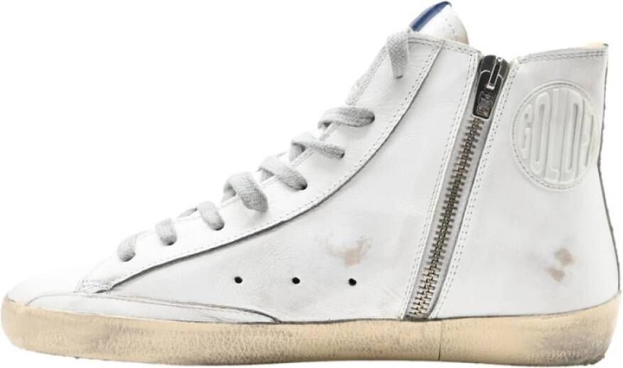 Golden Goose Wit-Luipaard Sneakers Francy Stijl White Dames