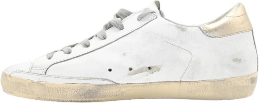 Golden Goose Wit Platinum Superstar Sneakers White Dames