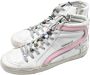 Golden Goose Wit Roze Slide Sneakers White Dames - Thumbnail 3