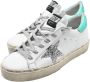 Golden Goose Wit Zilver Aquamarijn Sneakers White Dames - Thumbnail 3