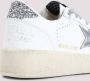 Golden Goose Wit Zilver Ballstar 2 Sneakers White Dames - Thumbnail 4