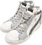 Golden Goose Wit Zilver Luipaardlijn Sneakers Gray Dames - Thumbnail 3