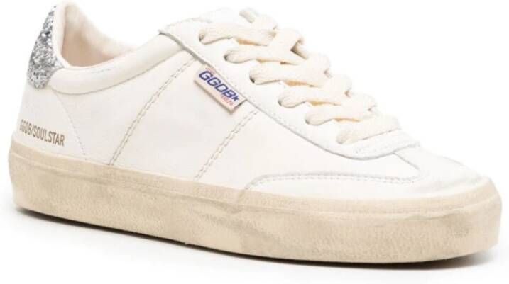 Golden Goose Wit Zilver Soul Star Sneakers White Dames