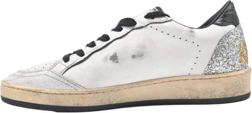 Golden Goose Wit Zwart Ster Sneakers White Dames