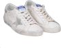 Golden Goose Wit Grijs Leren Sneakers Ronde Neus White Heren - Thumbnail 2