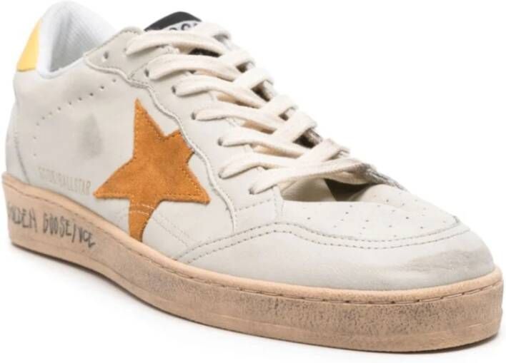 Golden Goose Witte Ball Star Sneakers White Heren