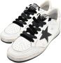 Golden Goose Witte Ballstar Sneakers met Zwarte Glitter White Dames - Thumbnail 3