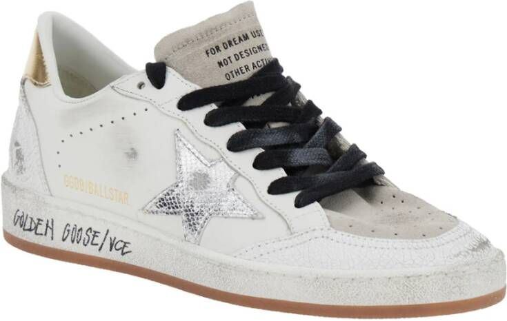 Golden Goose Witte Ballstar Sneakers White Dames